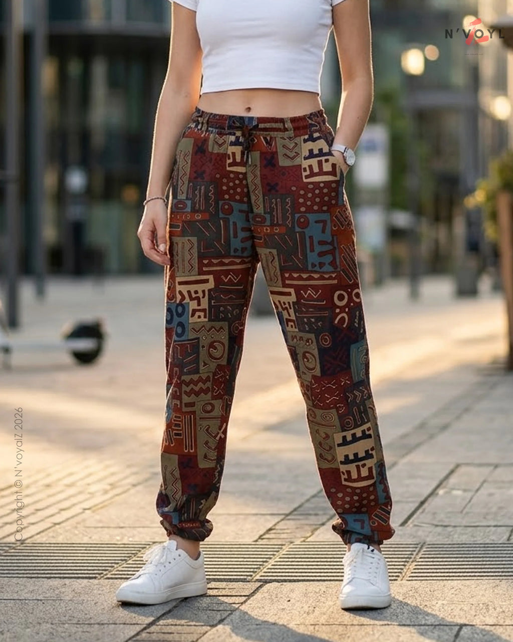 Urban Tribe Printed Joggers