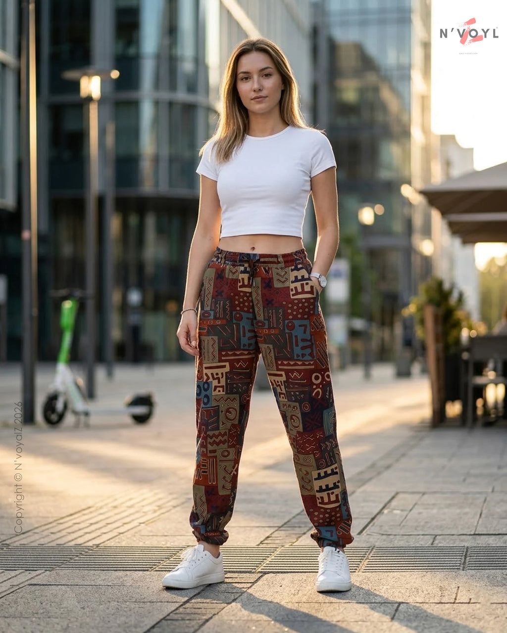 Urban Tribe Printed Joggers