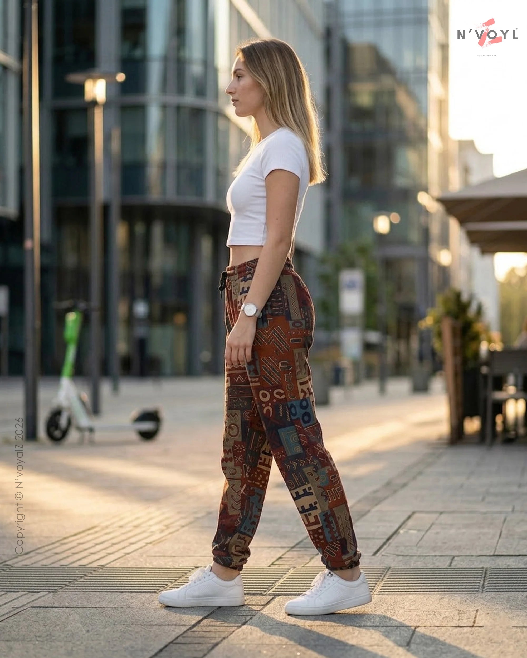 Urban Tribe Printed Joggers