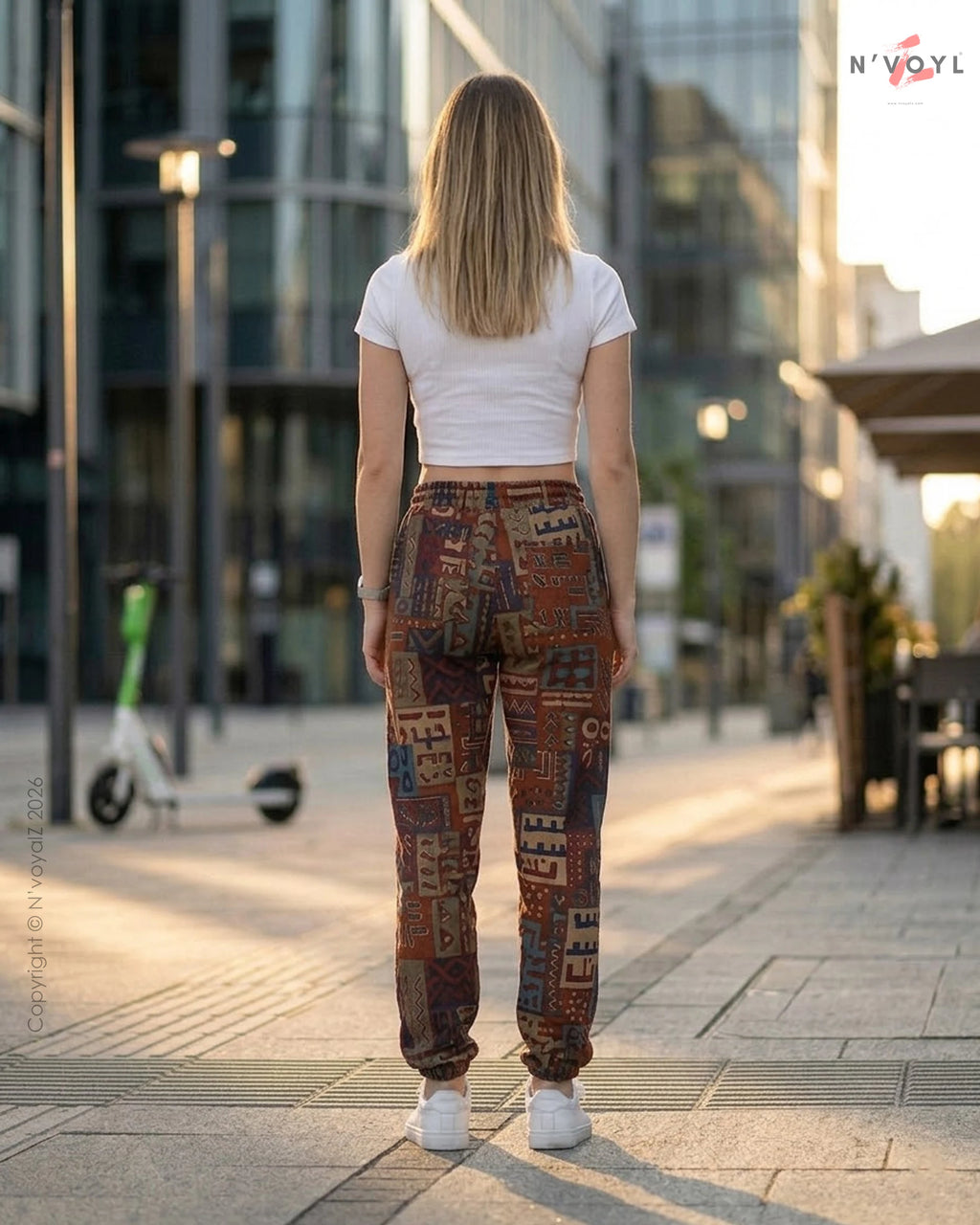 Urban Tribe Printed Joggers