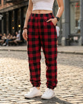 StreetFlex Plaid Joggers