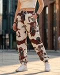 Desert Splash Print Joggers
