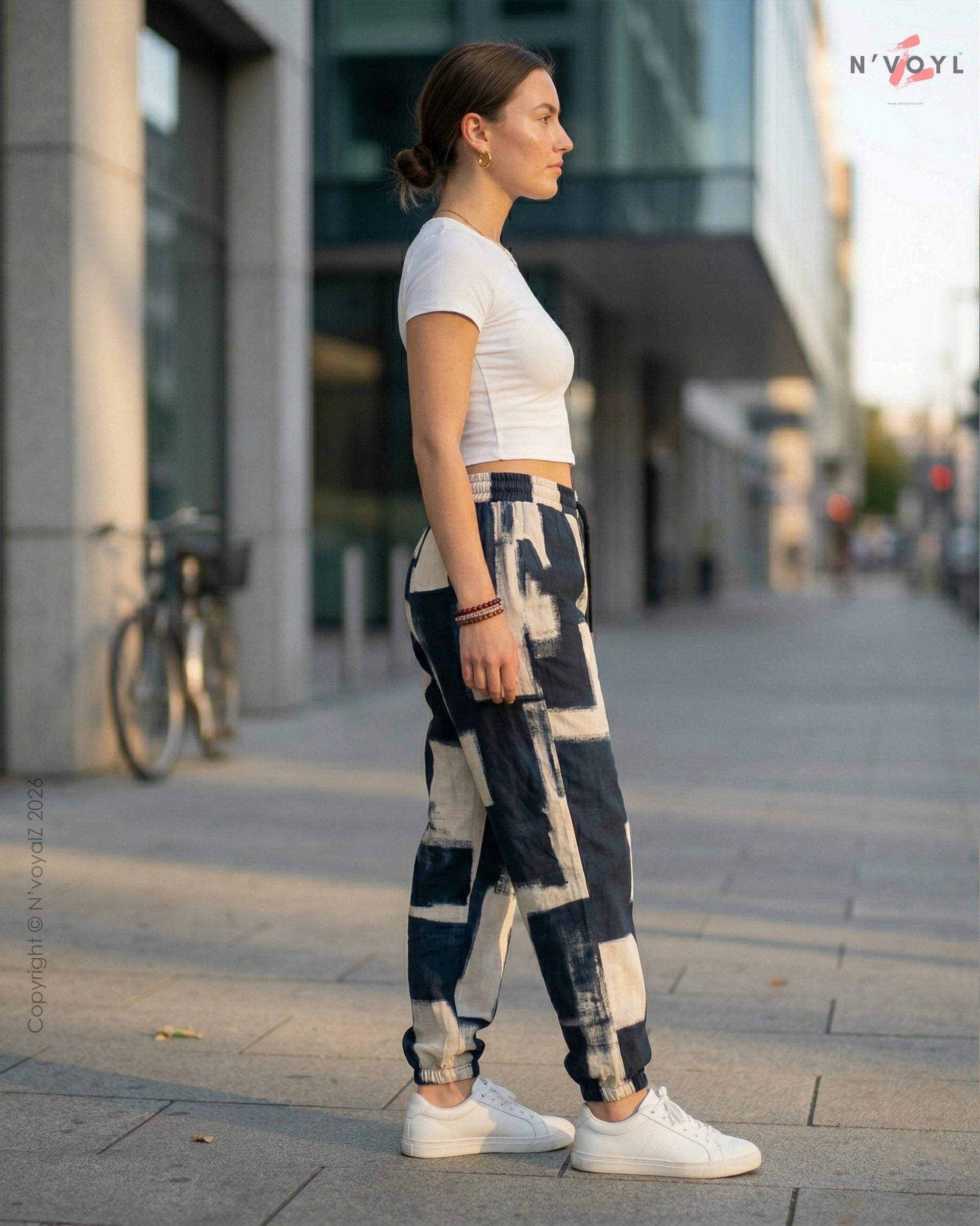 Urban Ink Block Joggers
