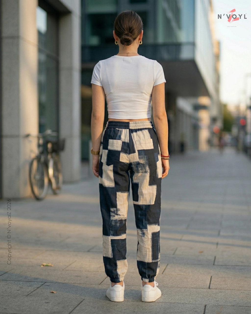 Urban Ink Block Joggers