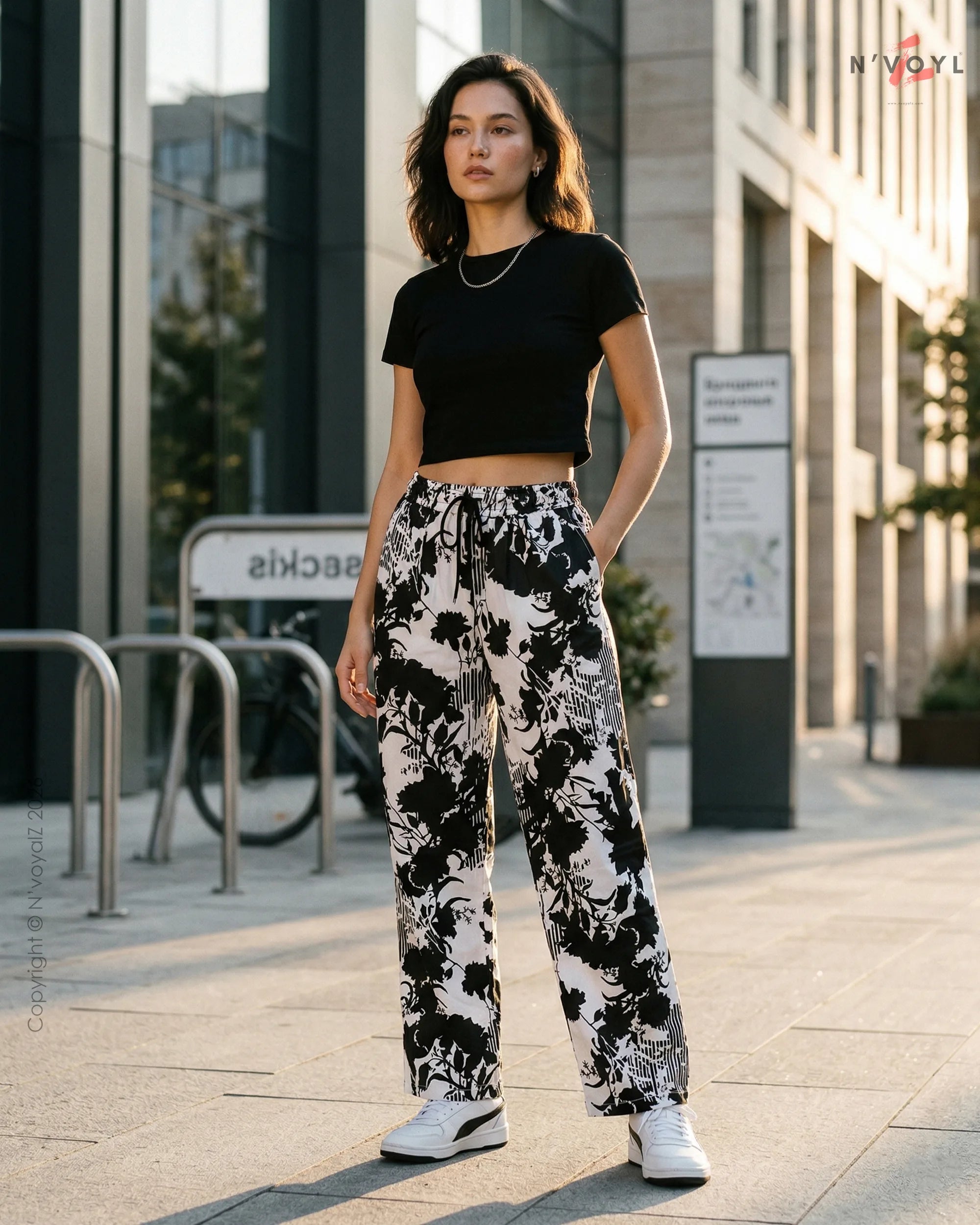 Midnight Bloom Pants