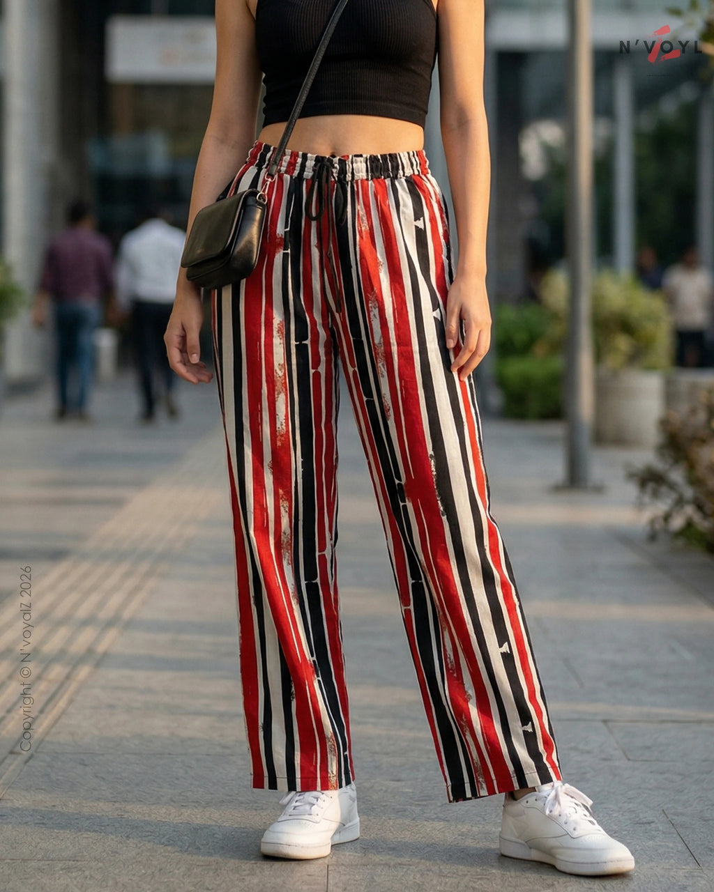 Red Riot Stripe Pants