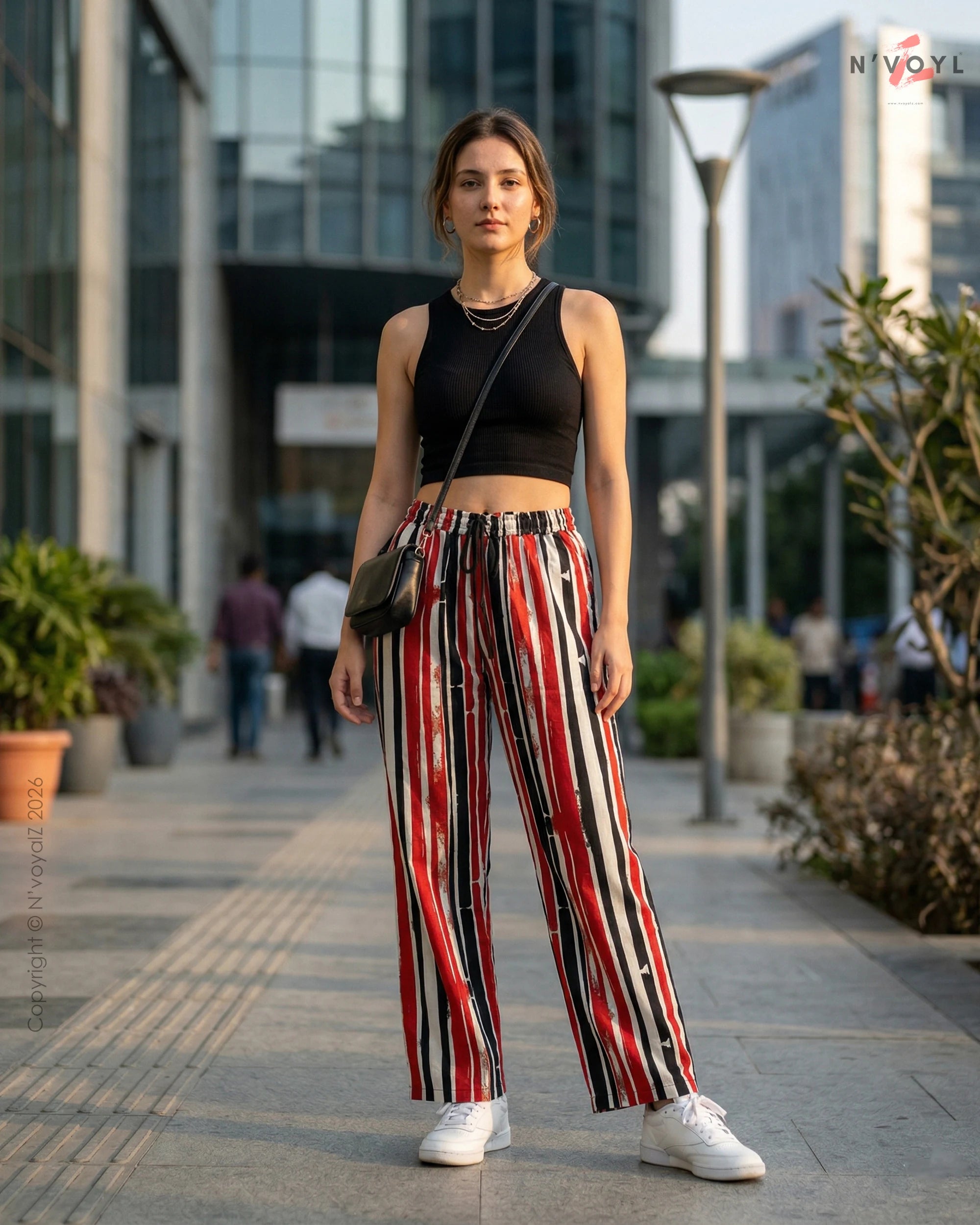 Red Riot Stripe Pants