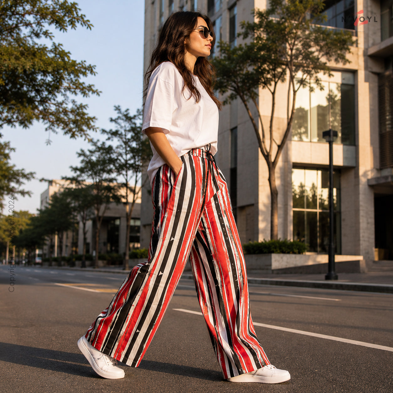 Red Riot Stripe Pants