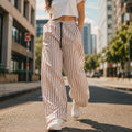 Sand Stripe Flow Pants