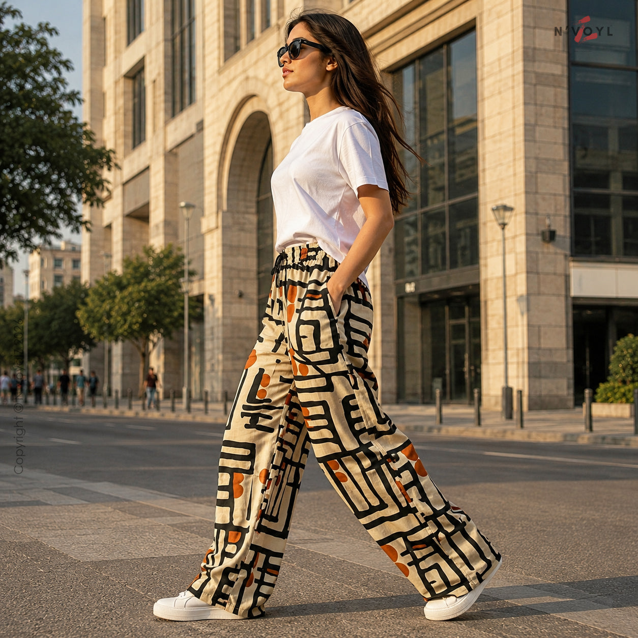Line Art Flow Pants