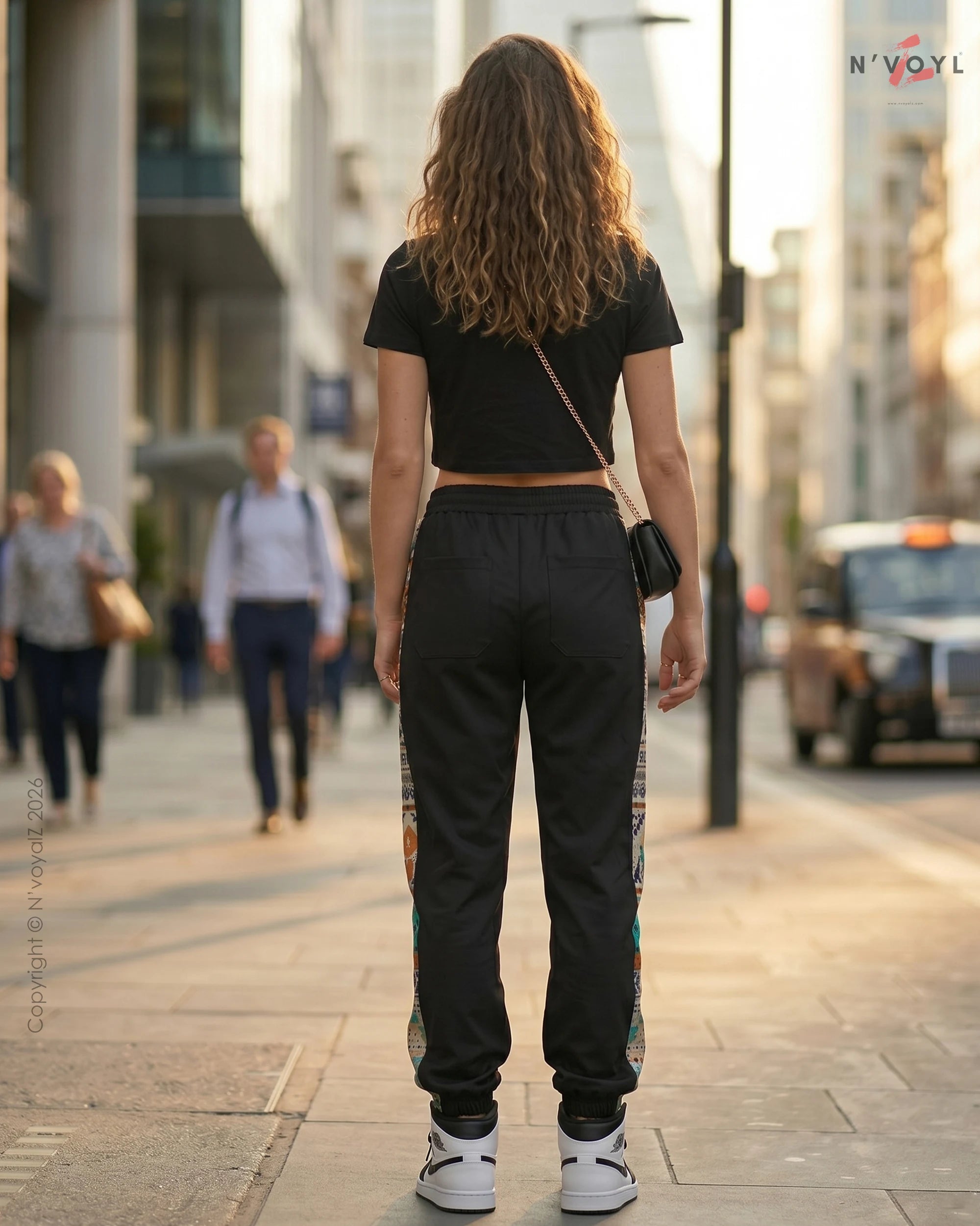 Boho Side Panel Women Joggers