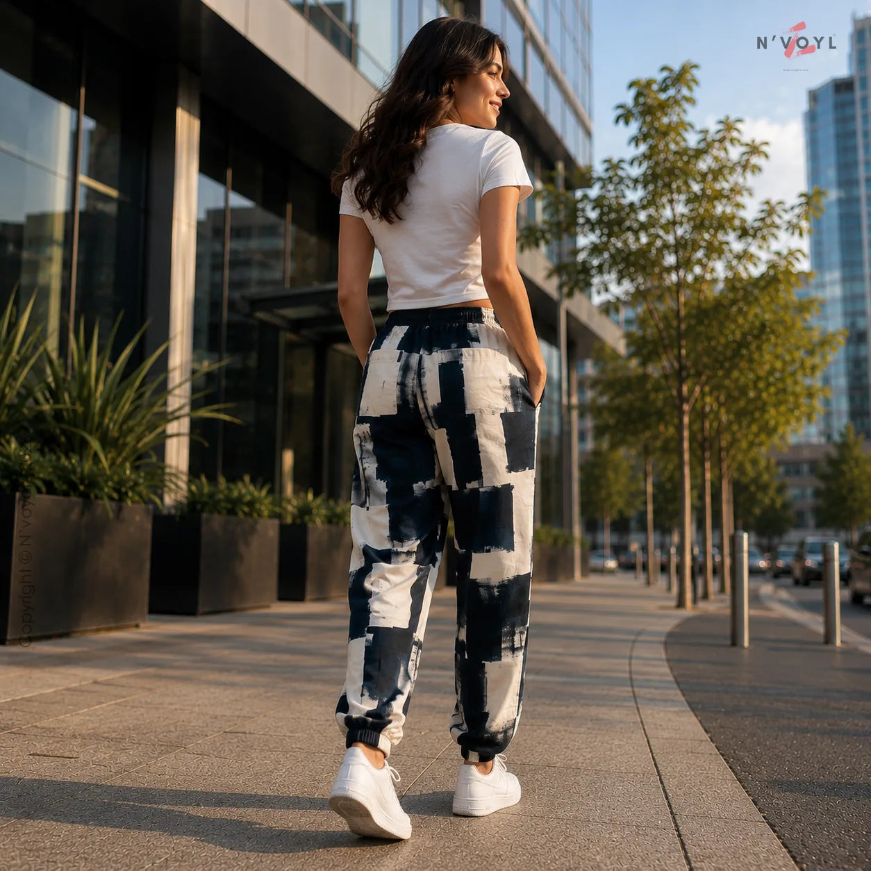 Urban Ink Block Joggers