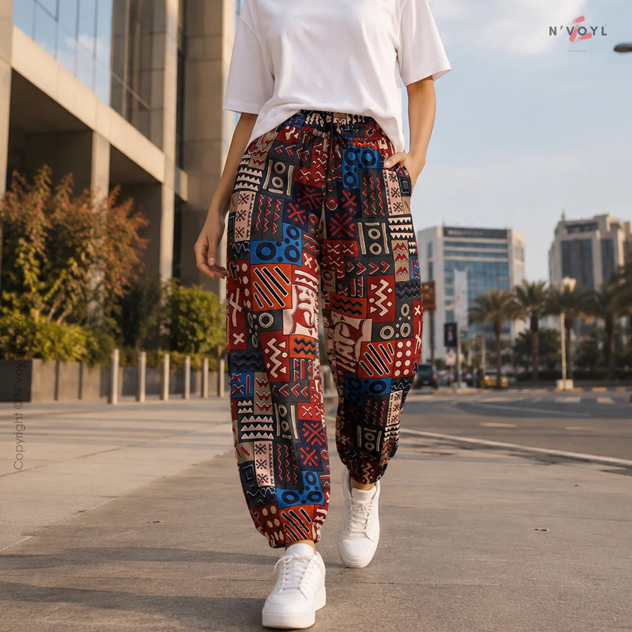 Urban Tribe Printed Joggers