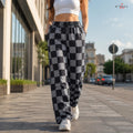Urban Check Straight-Fit Pants