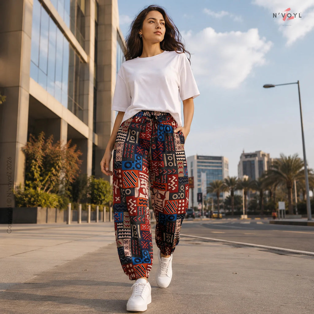 Urban Tribe Printed Joggers