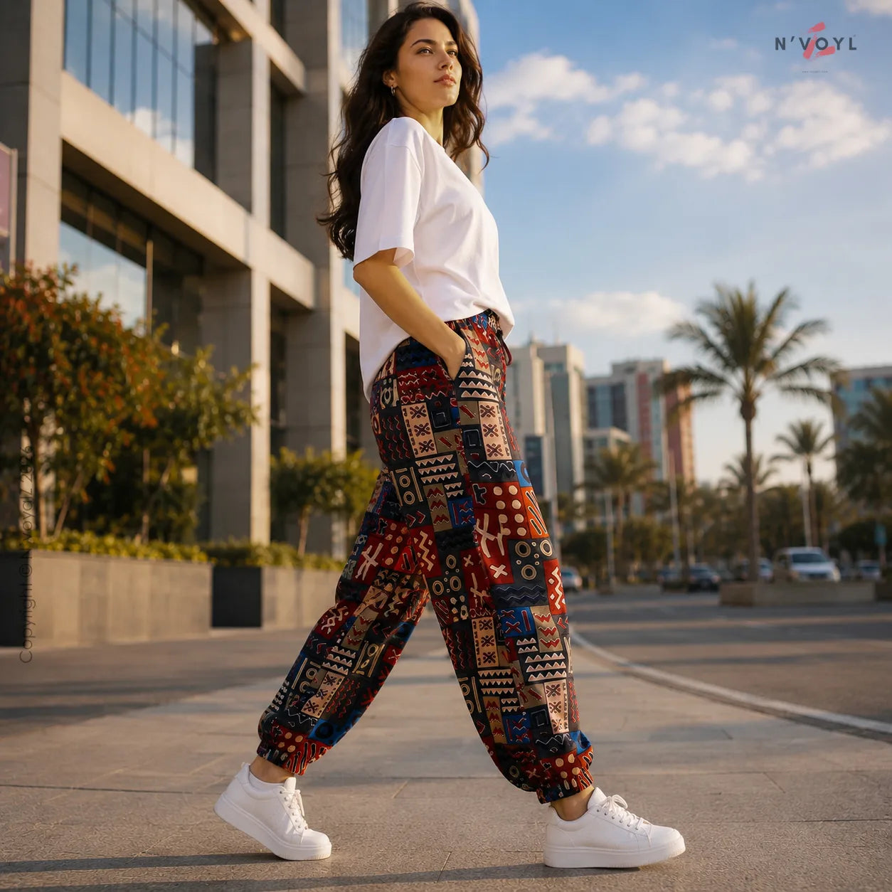Urban Tribe Printed Joggers