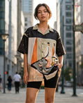 Mirage Stroke Over Size Shirts
