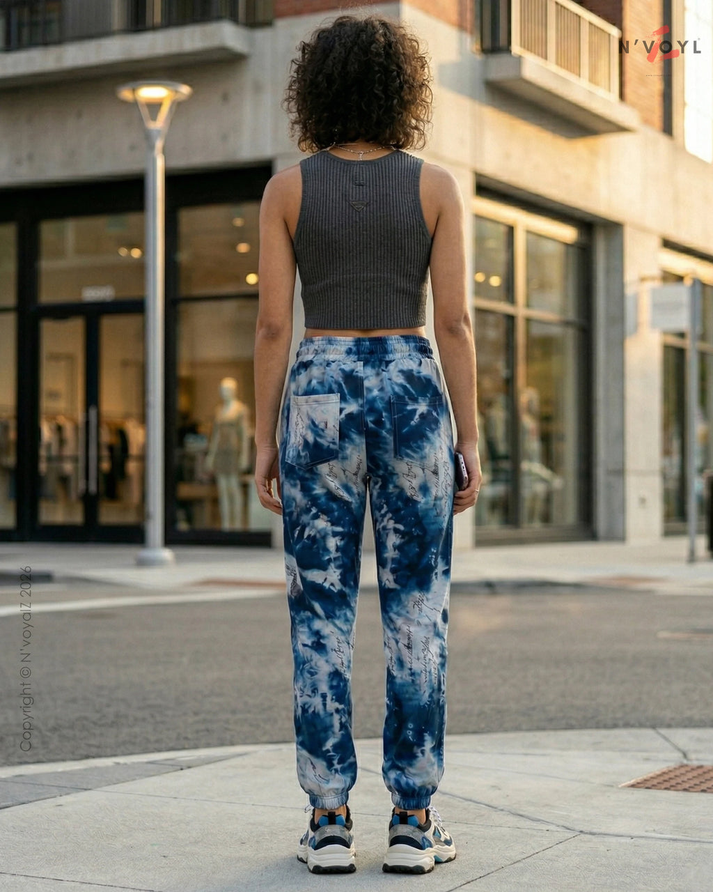 Ocean Ink Jogger Pants