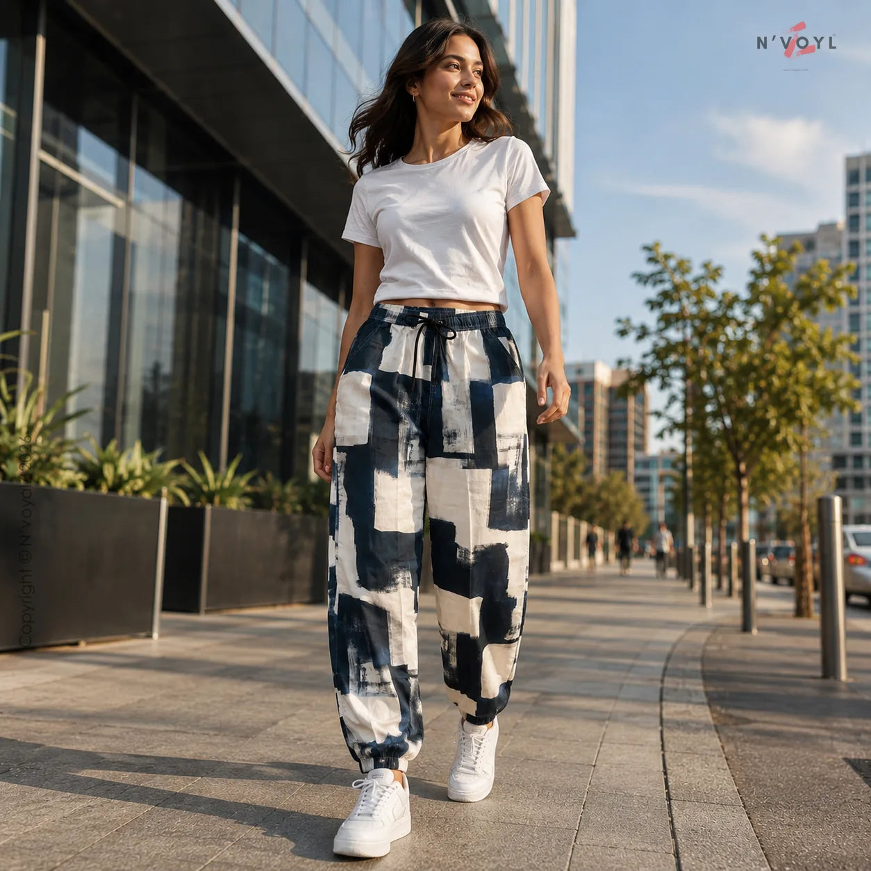 Urban Ink Block Joggers