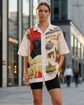 Vintage Collage Oversized Shirt