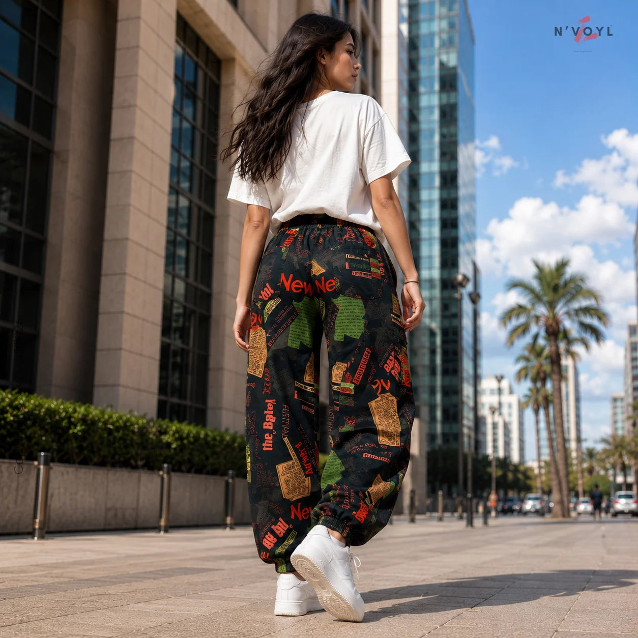 Newsprint Vibe Joggers